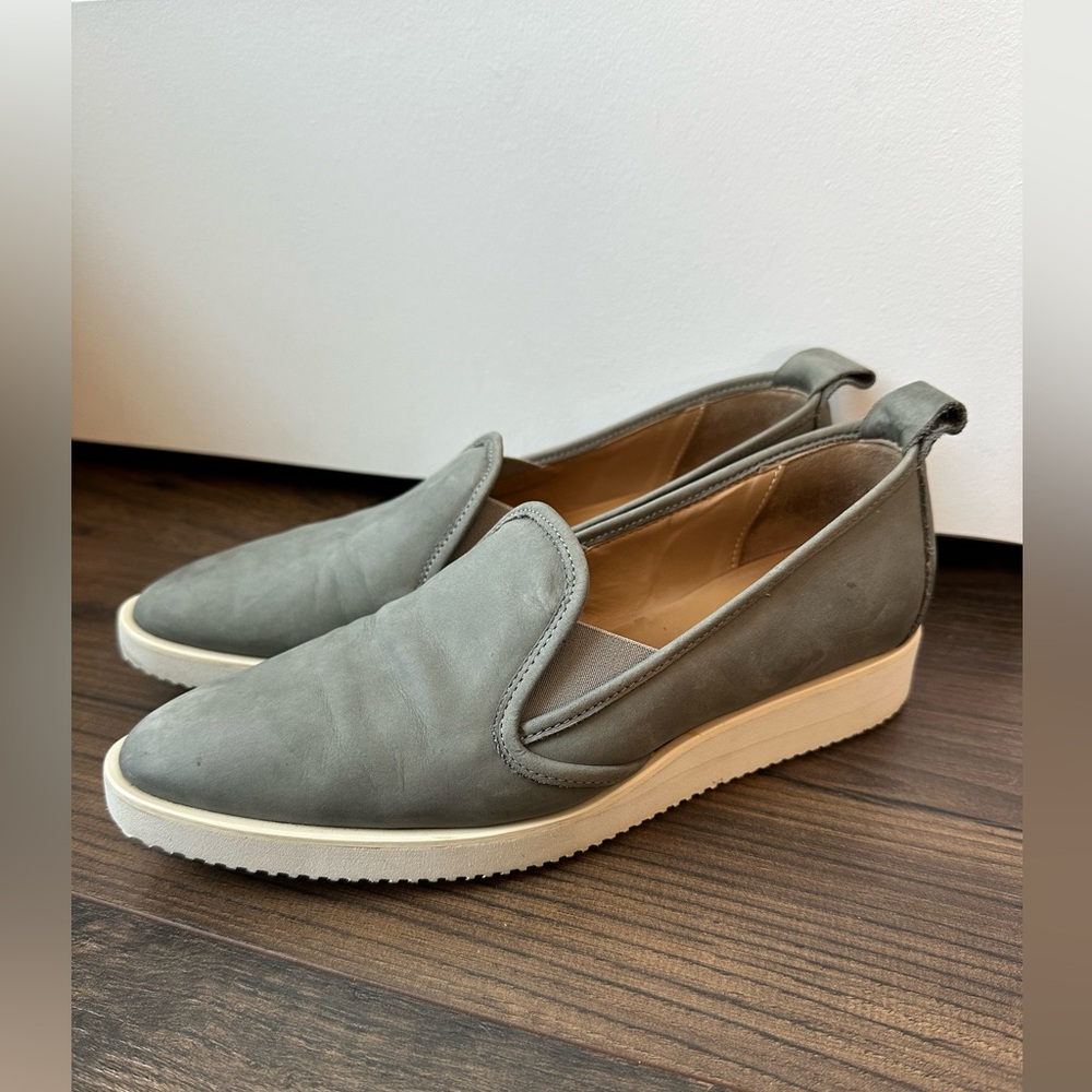 Everlane Nubuck Street Shoe Slip On Shoes - Gray Taupe Size 9.5